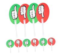 NUOBESTY Fournitures de Classe en Vrac 20 Pièces Palettes de Vote Autocollants Recto Verso Panneaux Oui/non pour Les Activités