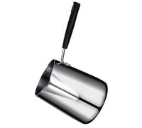 NUOBESTY Friteuse Mini en Acier Inoxydable 304 Résistante à la Chaleur Casserole Portable pour Friture à la Maison Graduée pour Dosage Précis pour Frire Poulet Tempura