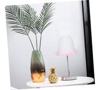 NUOBESTY Frosted Glass Lamp Shade Replacement Flower Shape Socket Diameter Nordic Minimalist Pendant Ceiling Table Floor Wall Light Cover