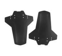 NUOBESTY Garde-Boue de Vélo 3D Carbone, Réglable, Pliable, Plastique Noir