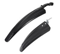 NUOBESTY Garde-Boue pour Vélo Noir en Plastique, Pratique et Polyvalent, Adapté au VTT et Vélo pour Rouler la Boue Pluie, 1 Paire