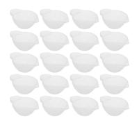 NUOBESTY Gobelets mélangeurs en résine de silicone 20Pcs blanc, faciles à utiliser, pour création artisanale et bricolage DIY