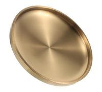 NUOBESTY Grand Bol Décoratif Doré en Acier Inoxydable 23 CM Vide-Poches Multifonction pour Entrée et Table Coupe à Fruits Élégante et Plateau de Table d'Entrée Pratique