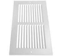 NUOBESTY Grille de Ventilation Murale et Plafond Filtre à Mailles et en Métal Blanc 35x20 Cm Installation Facile Meilleure Circulation D'air Décoration Moderne