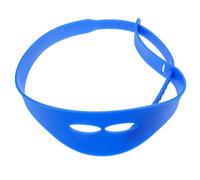 NUOBESTY Guide de Coupe de Cheveux en Silicone Ajustable Bleu, Bande de Mise Pratique pour Hommes et Garçon et Filles, Outil de Gabarit pour Tondeuse, Modèle de Rasage et Dégradé à