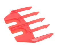 NUOBESTY guide de tonte pour chèvre guide de rasage pour chèvres accessoire de rasage plastique rouge pour clipping et trimming des moutons en élevage