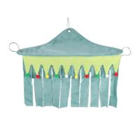NUOBESTY Hamac pour Hamster Cachette pour Hamster Hamac D’Angle 3 Faces Flanelle Vert pour Petits Animaux et Rats