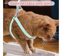NUOBESTY Harnais et Laisse pour Chat Réglables Nylon Souple Ensemble Léger et Adapté Aux Chatons et Chats Petits à Moyens Facile à Utiliser et Compact pour Promenade Sécurisée