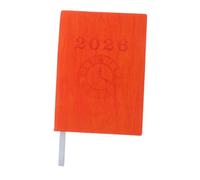 NUOBESTY Horaire 2026 agenda daté organiseur agenda 2026 Planificateur calendrier planificateur de journal quotidien cahier de planification d'études Orange
