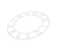 NUOBESTY Horloge Murale Autocollante Miroir Rond avec Chiffres Romains Acrylique Stickers DIY Décoration Murale Adhésive pour Salon Chambre Bureau et