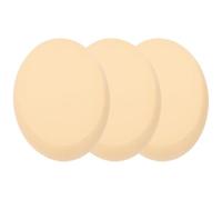 NUOBESTY Houppette à Poudre Ovale 3 Pièces pour Crème Teintée à Effet Coussinet Accessoire Maquillage Multifonction Houppette Résistante et Douce pour Application Poudre Usage Sec ou