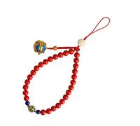 NUOBESTY Housse de Téléphone Décoratif Perles de Suspension pour Téléphone Portable Pendentifs Style Chinois pour Personnaliser Appareils Éviter de Perdre