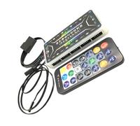 NUOBESTY Hub Argb Multi-Voies Répartiteur pour Synchronisation Carte Mère Contrôleur Éclairage avec Modes Musicaux Télécommande pour Ajustement Vitesse Ventilateurs