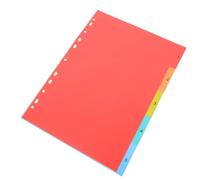NUOBESTY Intercalaires avec Onglets Classifiés Set de Feuillets Détachables pour Organiser Documents Étiquettes Colorées pour Classement et Annotation Accessoires de Bureau et Scolarité