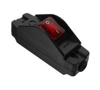 NUOBESTY Interrupteur à Bascule Momentané 2 Positions 30a 24v LED Rouge Inverseur de Polarité pour Moteurs Cc, Commutation Rapide, Interrupteur Industriel de Commande Électrique