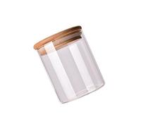 NUOBESTY Jars De Rangement En Verre Couvercles Bonbonnière En Verre Pot En Verre Avec Couvercle Bocaux Et Bidons Alimentaires Bocaux d Épices De Verre À Clapet Des Céréales Poudre De Verre