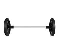 NUOBESTY Jeu de 2 Roues en Caoutchouc pour Poubelle avec Creux 48 CM Roues Robustes de Rechange pour Bac de Recyclage Kit de Mobilité Silencieux pour Déplacement Facile des Déchets