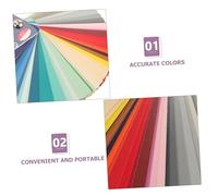 NUOBESTY Jeu de Cartes Échantillons Peinture Couleurs Standard Nuancier Couleur Peinture Portable pour Sol et Bricolage