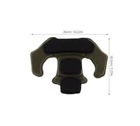 NUOBESTY Jeu de Doublures de Casque en Mousse à Mémoire de Forme Coussinets Internes Amovibles Ensemble de Rembourrage Respirant Antidérapant Couleur Vert Protection et Confort pour