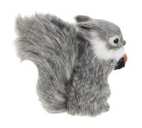 NUOBESTY Jouet Écureuil Réaliste en Peluche, Figurine Mini Décorative | Plastique Léger, Design Adorable, Usage Polyvalent, Format Compact, pour Vitrines Créatives et Décoration de Chambre