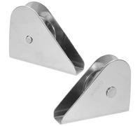 NUOBESTY Kit 2 Poulies à Roulement en Acier Inoxydable 304 pour Mât de Drapeau Poulie Roue Système de Palan pour Corde Accessoire Extérieur Résistant à la Corrosion Levage Facile