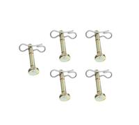 NUOBESTY Kit 5 Jeux Goupilles Fendues Solide en Métal pour Remplacement Goupilles Cisaillement Souffleuse à Neige Compatible 714-04040 738-04124 Utilisation Prolongée