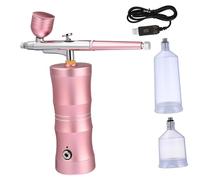 NUOBESTY Kit Aérographe Portable Rechargeable Mini Compresseur Pour Peinture Nail Art Et Hydratation Pratique Et Ergonomique Avec Câble USB