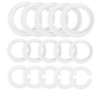 NUOBESTY Kit Anneaux De Fixation Pour Douilles Lampe E14 Et E27 Adaptateurs Plastique Pour Abat-Jour Lampes De Bureau Chevet Et Bricolage