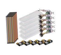 NUOBESTY Kit Apprentissage pour Maquette Module Alimentation Fils De Liaison pour Montage DIY Platine Expérimentation Compatible