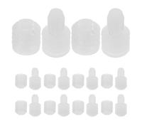 NUOBESTY Kit de 100 Chevilles en Nylon pour Meubles, Connecteurs de Charnière et Écrous à Cheville, Fixation Stable et Résistante à L’Usure, Installation Rapide pour Assemblage D’Armoires