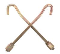 NUOBESTY Kit de 2 Boulons de Fixation Universels en Métal pour Roue de Secours de Camion, Résistants aux Chocs et Intempéries, Visserie de Remplacement pour Porte-Roue Utilitaire,