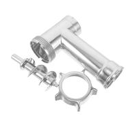 NUOBESTY Kit de 3 Pièces de Rechange en Alliage D'aluminium pour Hachoir à Viande Électrique, Tambour et Écrou Démontables, Accessoires pour Poussoir à Saucisses, Compatible Usage