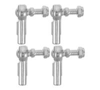 NUOBESTY Kit de 4 Embouts de Biellette de Direction M8 en Métal pour Quad 47/49 Cm³ Pièces Suspendre Tout- Remplacement Rotules pour Train Accessoires Robustes pour Couleur Aléatoire