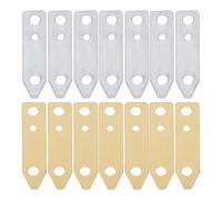 NUOBESTY Kit de 40 Bandes de Cuivre et Zinc pour Expériences D’électricité, Feuilles Électrodes pour Piles à Fruits Soi-même, Matériel Scientifique Éducatif pour Laboratoire et École