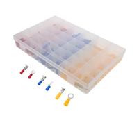 NUOBESTY Kit de 480 Cosses à Sertir Isolées en Caoutchouc pour Câblage Électrique Connecteurs Mâles et Femelles pour Automobile et Industrie Bornes Électriques Robustes Boîte de