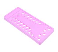 NUOBESTY Kit de 50 Alvéoles pour Rouge à Lèvres 5G en PP Plateau de Remplissage Violet avec Spatule Outil DIY pour Soin des Lèvres Fait Main Fournitures Cosmétiques Professionnelles