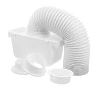 NUOBESTY Kit de Raccordement pour Conduit de Sécheuse Intérieur en Plastique Robuste, Collecteur de Peluches et Bac de Récupération D'eau pour Sèche-linge, Connexion Adaptable, Ventilation