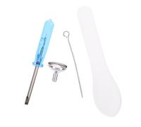 NUOBESTY Kit de Remplissage Entonnoirs Mini en Acier Inoxydable 4 Pièces pour Urnes Funéraires Petites, Accessoires pour Cendres, Usage Funéraire, Conviennent aux Proches et Animaux