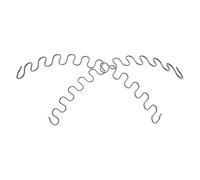 NUOBESTY Kit de Réparation de Ressorts Serpentins pour Renfort de Coussin en Métal Noir, 2 Pièces, Structure de Serpent et Réparation D'assise pour Canapé et Chaise Espace de Vie
