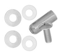 NUOBESTY Kit de Réparation pour Hachoir à Viande 2l en Acier Inoxydable - Accessoire de Remplacement Arbre Métal Solide - Pièces de Rechange pour Mixeur Manuel, Accessoires Cuisine