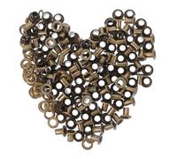 NUOBESTY Kit Œillets Métalliques Marron Design Polyvalent et Installation Facile en Métal 100 Sets pour Paquet et Vêtements pour Projets DIY et Travaux de Cuir