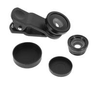 NUOBESTY Kit Objectifs pour Téléphone Ensemble de Lentilles Fisheye Macro et Angle Compatibles avec Smartphone Améliorez Vos Photos Mobiles avec