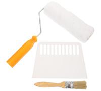 NUOBESTY Kit Outils pour Papier Peint avec Presseur Brosse Lissante et Raclette Blanche Outil Multifonction pour Lissage de Vinyle Film et Insonorisation Automobile Usage Domestique et