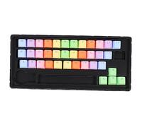 NUOBESTY Kit Touches Pbt pour Clavier Mécanique Lot de Keycaps Profil Standard Arc-en-Ciel Kit Bricolage Chic pour Joueurs Et Utilisateurs Polyvalents