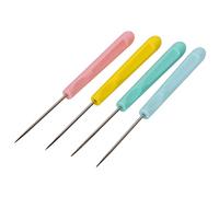 NUOBESTY Kits D'outils de Couture 10 Pièces avec Poignée en Plastique Et Pique-aiguille en Acier Accessoires de Couture pour Un Usage Domestique