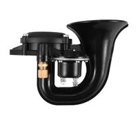 NUOBESTY Klaxon Électrique Puissant 12V/24V pour Voiture Camion et Engin de Chantier Double Tonalité Corne D’Escargot Étanche Kit de Klaxon Pneumatique Compatible