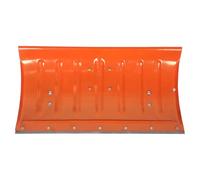 NUOBESTY Lame de Rechange pour Chasse-Neige - Pelle à Glace en Acier avec Roue pour déneigement et aménagement paysager Hivernal (Orange)