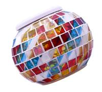 NUOBESTY Lampe Solaire Extérieure en Verre Décorative Boule Mosaïque Changeante Couleur Étanche Lumière de Jardin Solaire pour Terrasse Pelouse Allée Éclairage Décoratif sans Fil