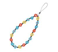 NUOBESTY Lanière de Téléphone Bohemia Dragonne Perte Perles Colorées pour Mobile et Accessoires Pratique et Décorative pour Voyage Bureau et Vie Quotidienne