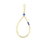 NUOBESTY Lanière de Téléphone Unique Style Chinois Perles Fleurs Accessoire Multifonction pour Smartphone Décoration Porte Clés Plus